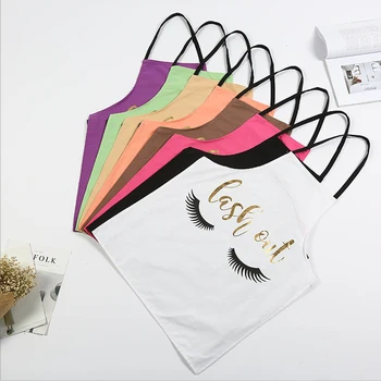 

1PC Cotton Water-Proof Oil-proof Women Apron Sleeveless For Kitchen Baking Cooking Aprons Black White Red Women Man Aprons