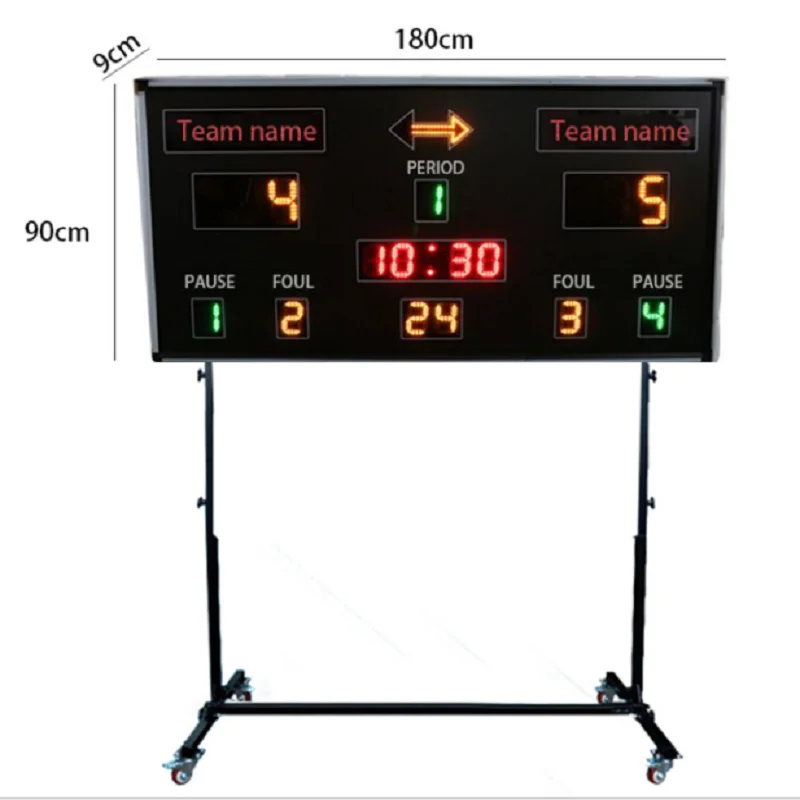 [Ganxin] Открытый водонепроницаемый IP65 имя команды программируемые стрелы часы табло для баскетбола