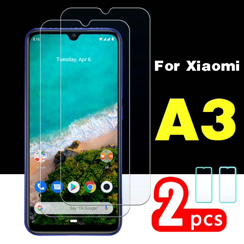 2 шт mi A3 стекло для xiaomi mi a3 a 3 Защита экрана xiaomi a3 закаленное стекло 3a бронированная защитная пленка my xia mi на mi a защита