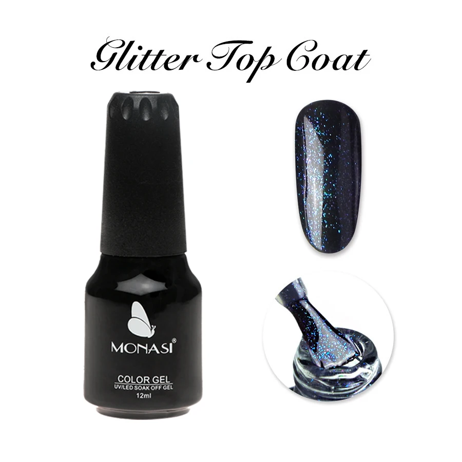 Каучуковая база и топ MONASI без липкого слоя 2021 мерцающий блестящий густая для