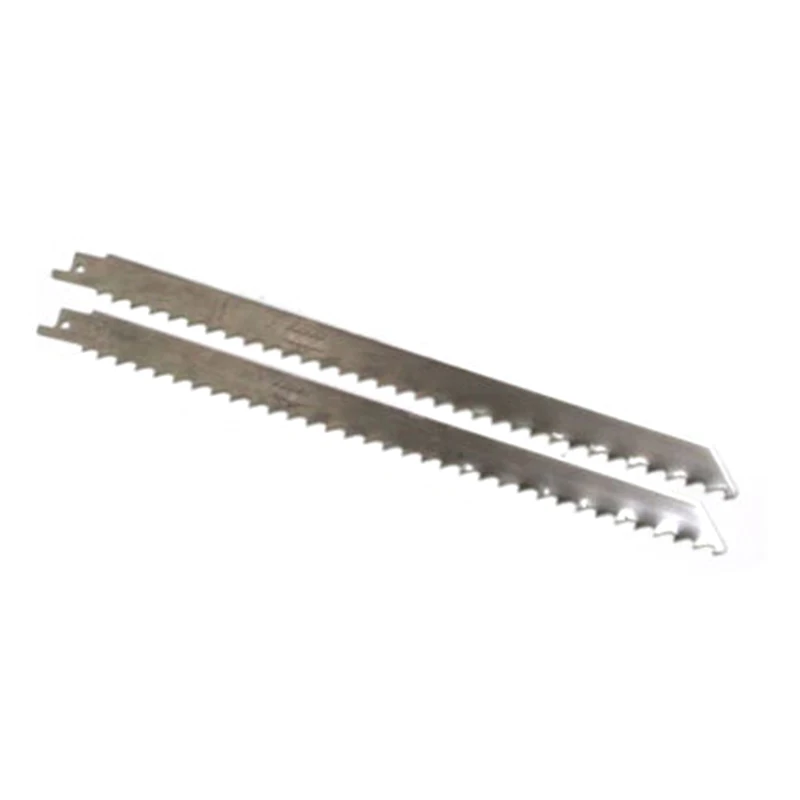 2 pièces 300mm lames de scie sauteuse scie à main Multi lame de scie alternative coupe-bois glace congelée viande outil de coupe léger ► Photo 3/6