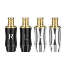 

2pairs For A2dc Earphone Pin Plug Audio Jack Metal Adapter For ATH-CKS1100 LS400 LS300 E40 E50 E70 HiFi Headset Wire Connector