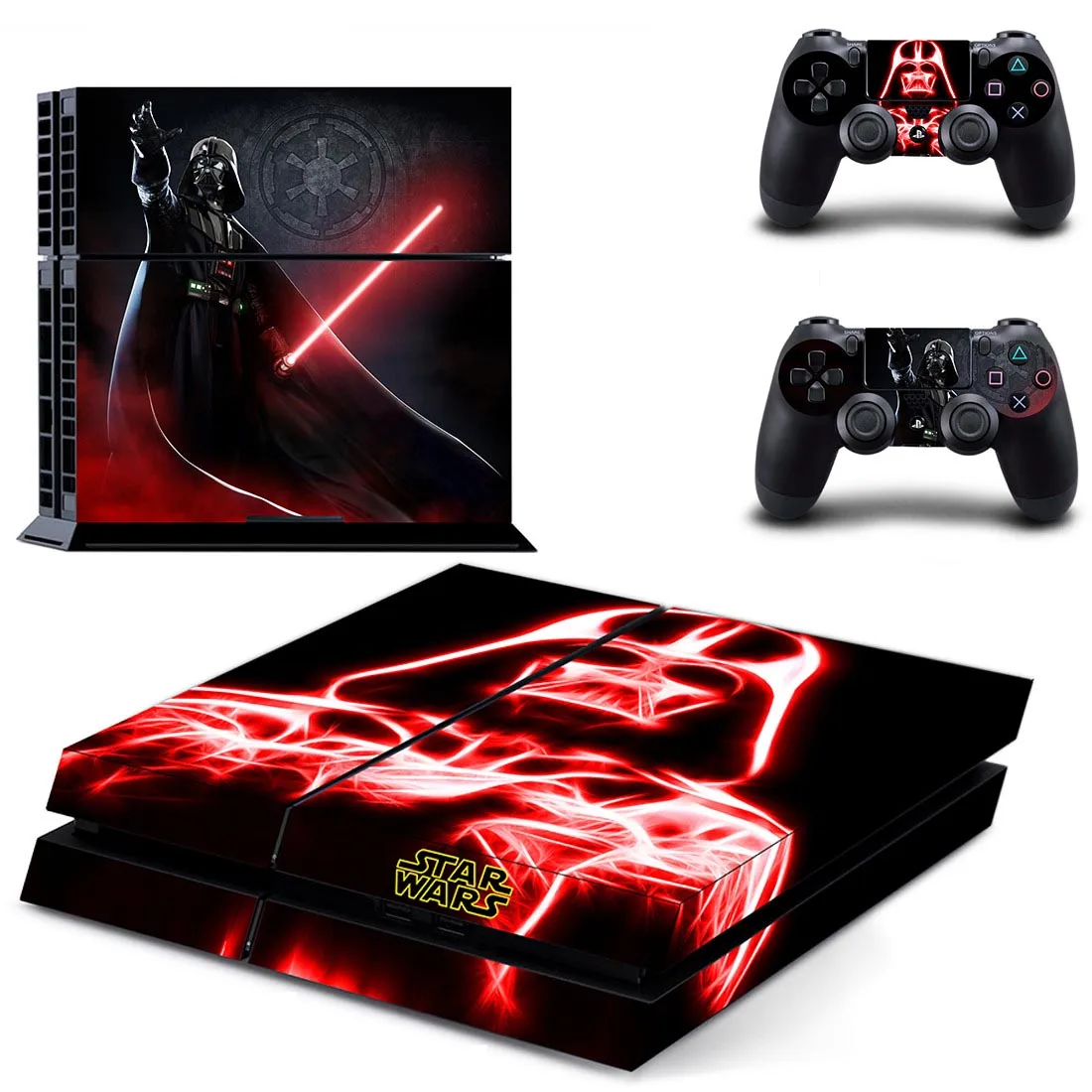 Star Wars Play station 4 наклейки s, PS 4 виниловые Наклейка для PS4 Pegatinas Adesivo для консоли playstation 4 и 2 контроллера