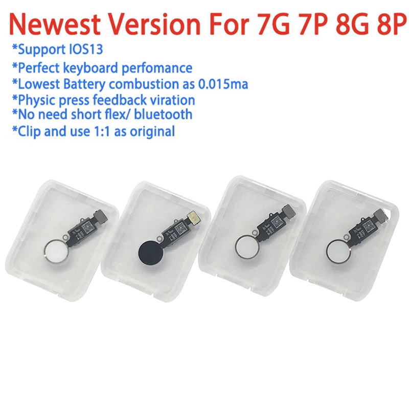 

Newest JC Universal Home Button Flex For iPhone 7G 7P 8G 8 Plus Return Button key with back Function Final Solution NO Bluetooth