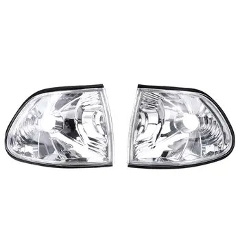 

Hot 2pcs Clear Lens Front Corner Singal Light for BMW E38 7-Series 740i 740iL 750iL 1995 1996 1997 1998 Fog Light Driving Lamp