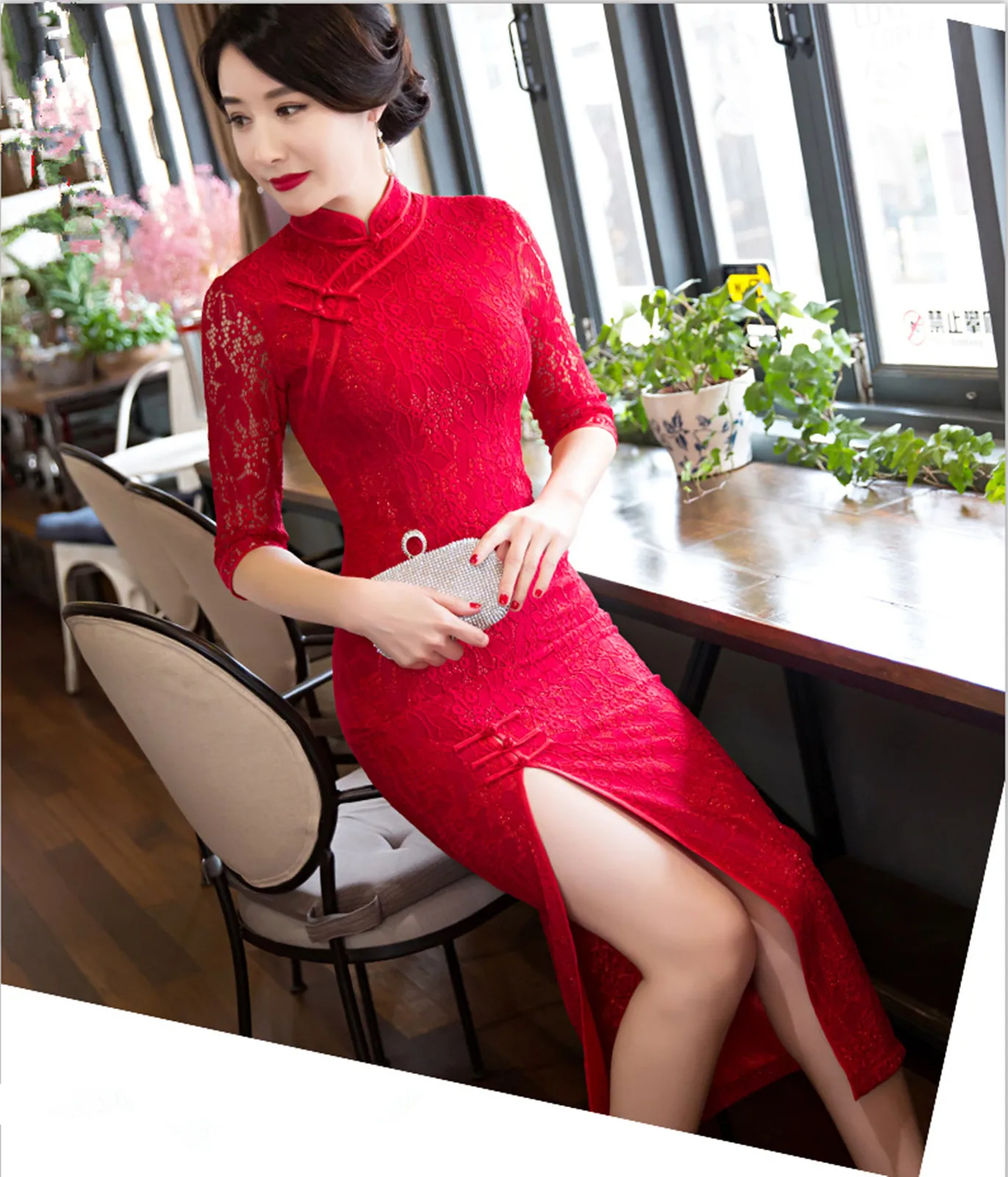 Китайские традиционные костюмы, женское облегающее платье, Cheongsam Tang, костюм высокого качества с принтом, раздельное платье, соблазнительное кимоно, кружево