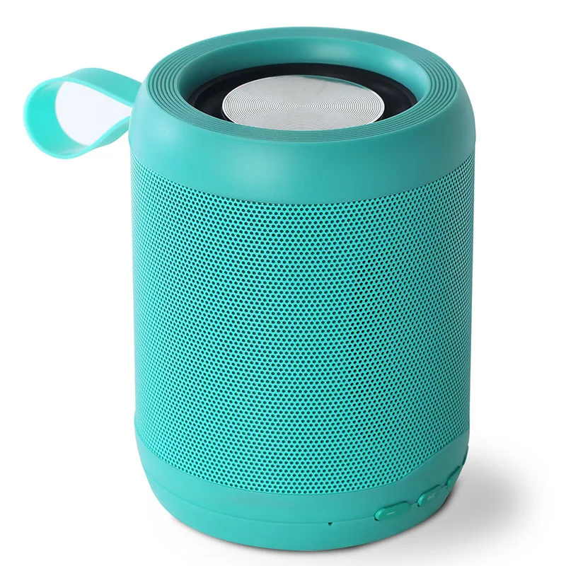 Green Мини портативный динамик s Bluetooth Колонка бас стерео беспроводной сабвуфер Handsfree TF карта AUX USB MP3 плеер для телефона ПК - Цвет: Green