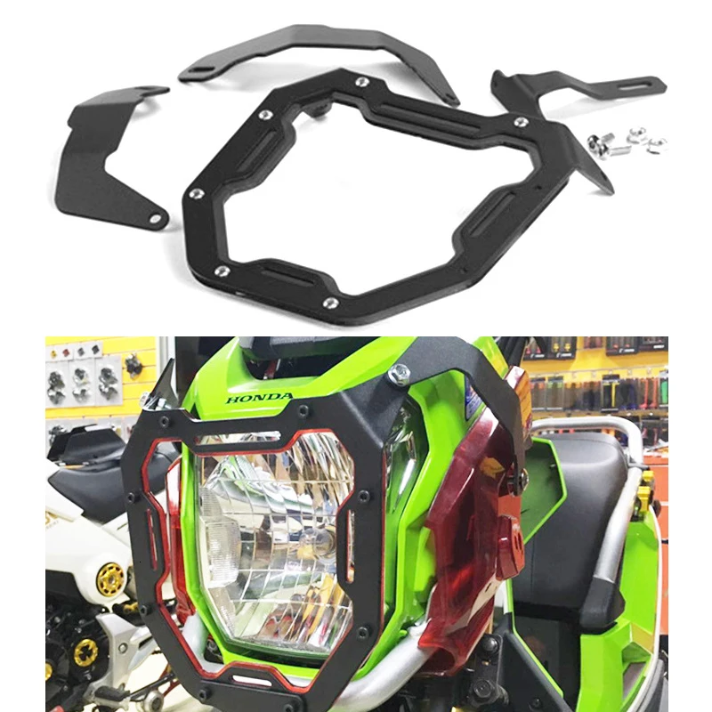 Передняя фара мотоцикла маска для Honda Zoomer X110 фара алюминиевый сплав ЗАЩИТА Защита двигателя аксессуары