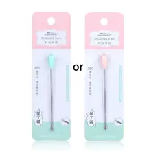 8,2 см из нержавеющей стали, чистящая ложка для ушей, антибактериальная Ушная сережка, кюретка для удаления ушей, инструмент для красоты, случайный цвет