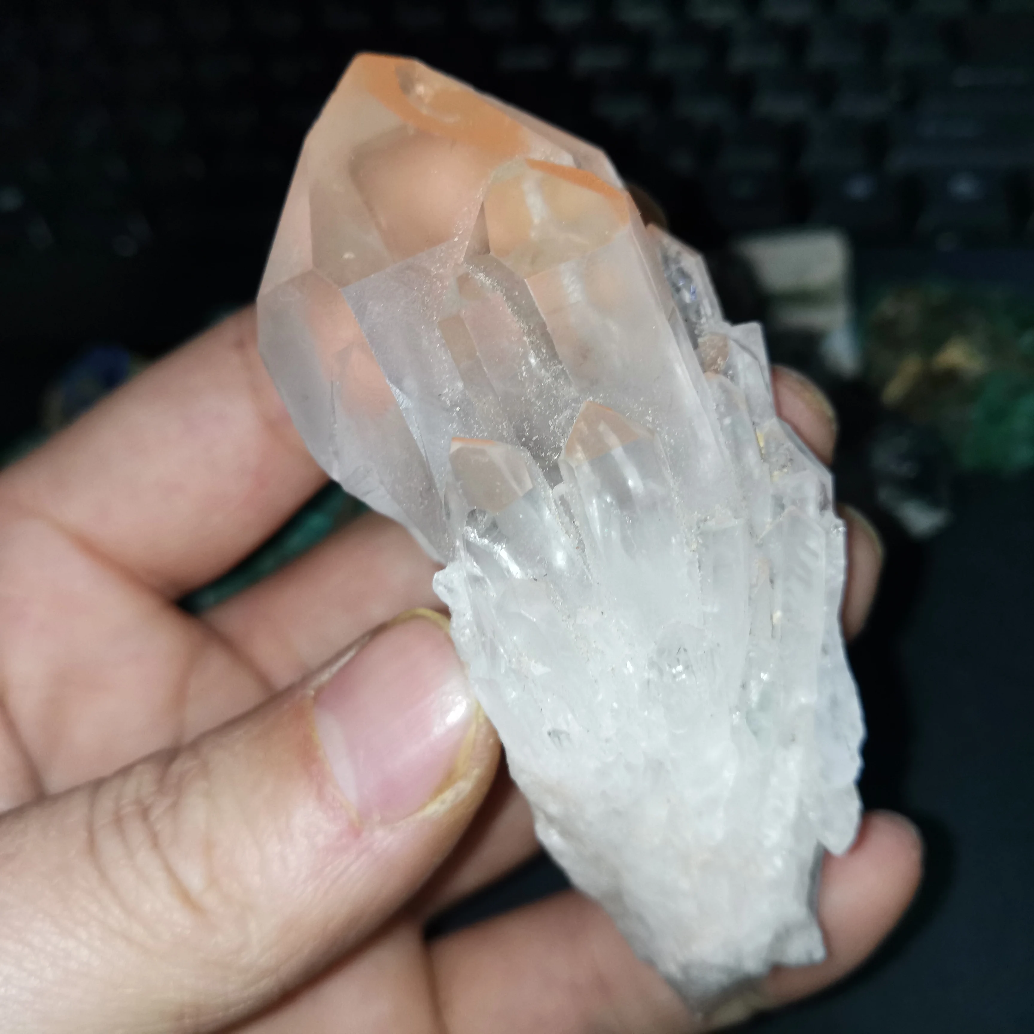 2 шт. AAA + натуральный прозрачный камень reiki из кварца Кристальные минералы продукт
