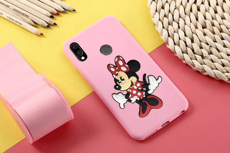 TRISEOLY для huawei Y9 чехол карамельный ТПУ бампер Y 9 3D мультфильм девушка мышь Мягкий силиконовый чехол для телефона huawei Y9