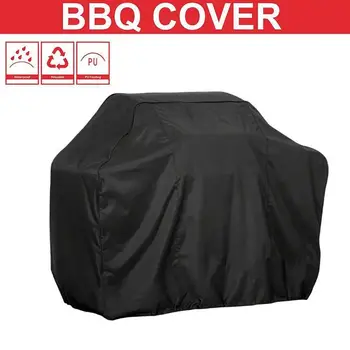 

S-XXL Large Heavy Duty BBQ Cover Outdoor Waterproof Barbecue Garden Gas Protector Grill G0P1