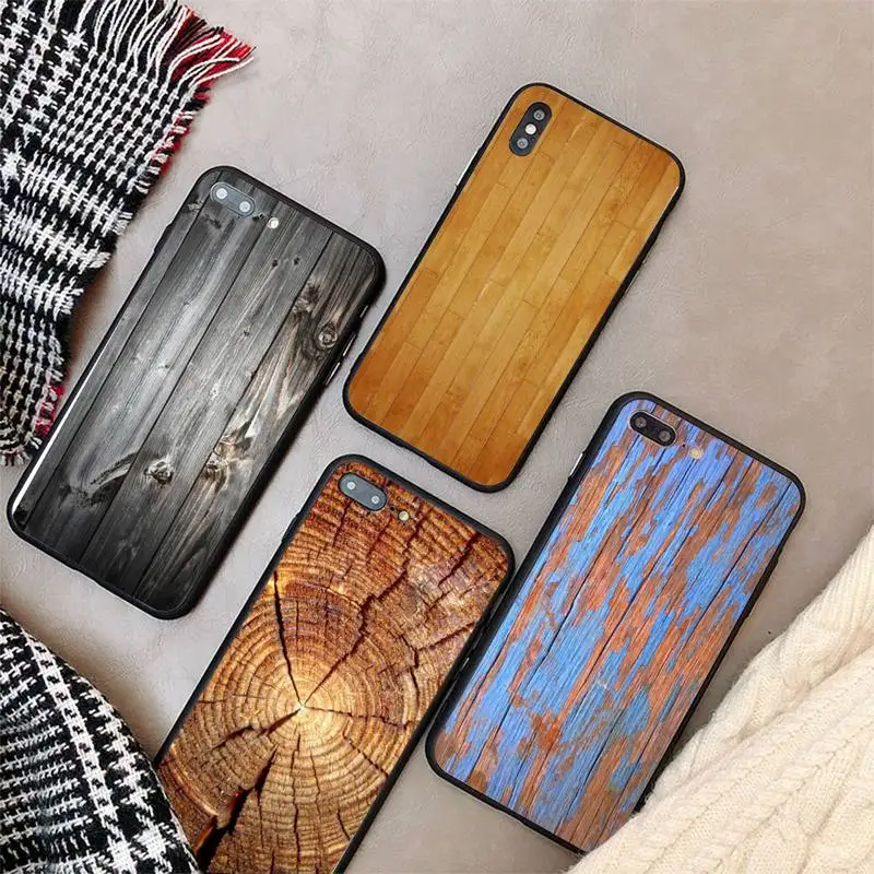 Yinuoda текстура древесина искусство vogue эстетический чехол для телефона iPhone X 8 7 6 6S