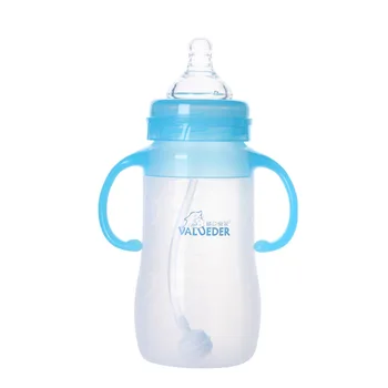 

Seoul 270 Ml Wide Aperture Silica Gel BABY'S Feeding Bottle Cereal Feeding Bottle with Handle