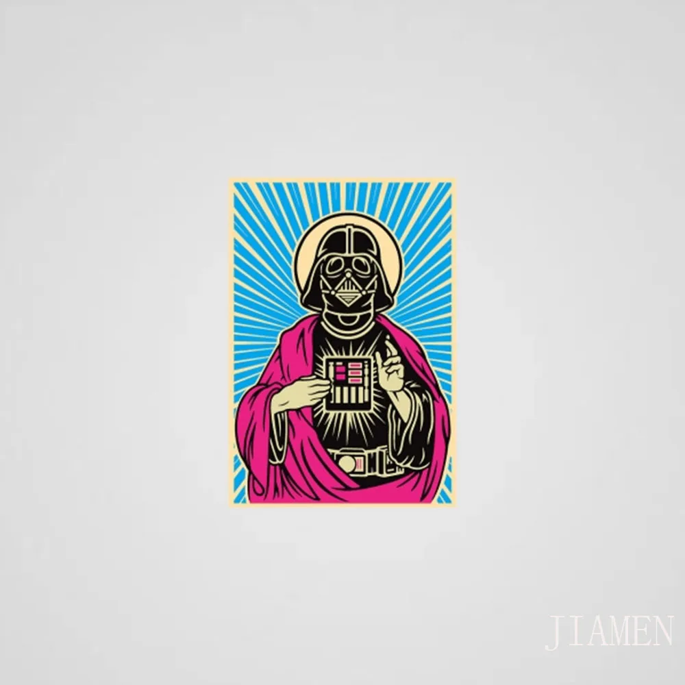 JIAMEN Jesus Звездные войны мультфильм каракули водонепроницаемый стикер ноутбук телефон ноутбук скейтборд холодильник граффити мультфильм стикер s