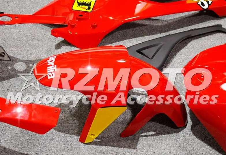 4 подарки ABS впрыск набор подходит для Aprilia RS125 06 07 08 09 10 11 RS4 РСВ 125 2006 2011 Обтекатели Пользовательские красный