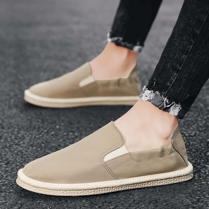 Alpargatas de lona transpirables para Zapatos planos, mocasines ligeros, informales, a la moda, primavera y otoño - AliExpress Calzado