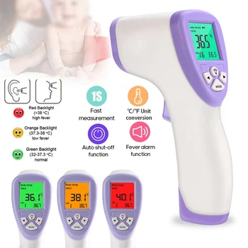 

IR Infrared Digital Thermometer For Adult Baby Non-Contact Forehead Temperature Meter Body Infrared Temperature Gun For Fever