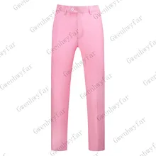 Gwenhwyfar, розовые одноцветные Брендовые брюки, мужские повседневные эластичные длинные брюки, мужские хлопковые прямые рабочие брюки, мужские осенние большие размеры