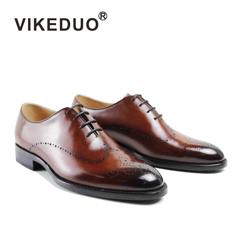 Винтажные броги Vikeduo ручной работы в стиле ретро для офиса свадьбы вечеринки