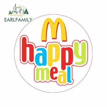 

EARLFAMILY 13cm x 13cm For McDonald's Body For Car Decal Surfboard Car Stickers Anime Waterproof Car Door Protector Decoration
