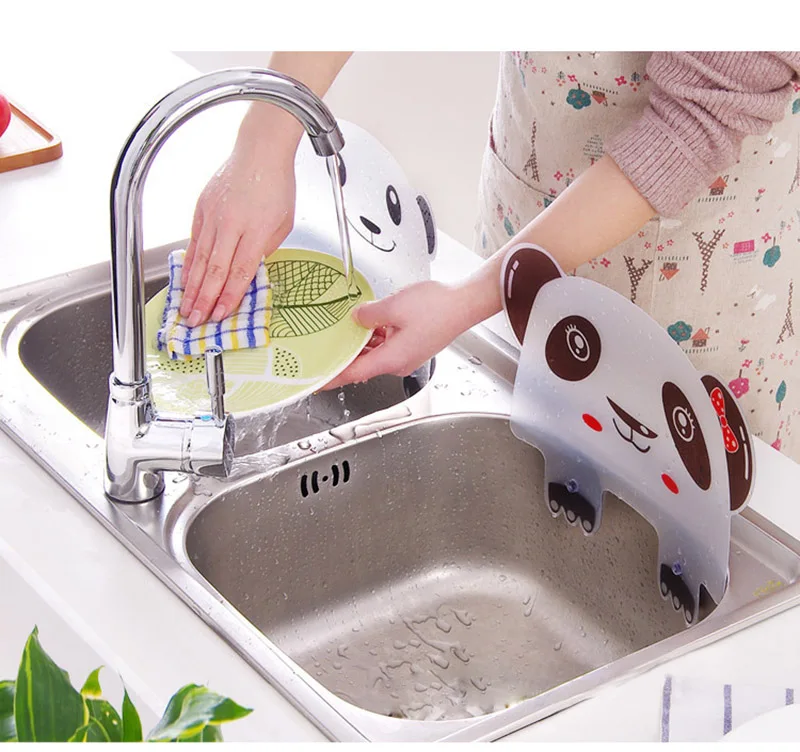 Cute Panda Sucker Cup Splash Baffle 1PC For Splash Baffle
