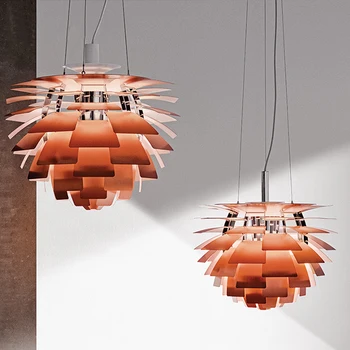 

Modern Designer Artichoke Pendant Lighting Nordic LED Pendant Lamp For Dinning Room/Living Room Vintage Hanging Light Indoor