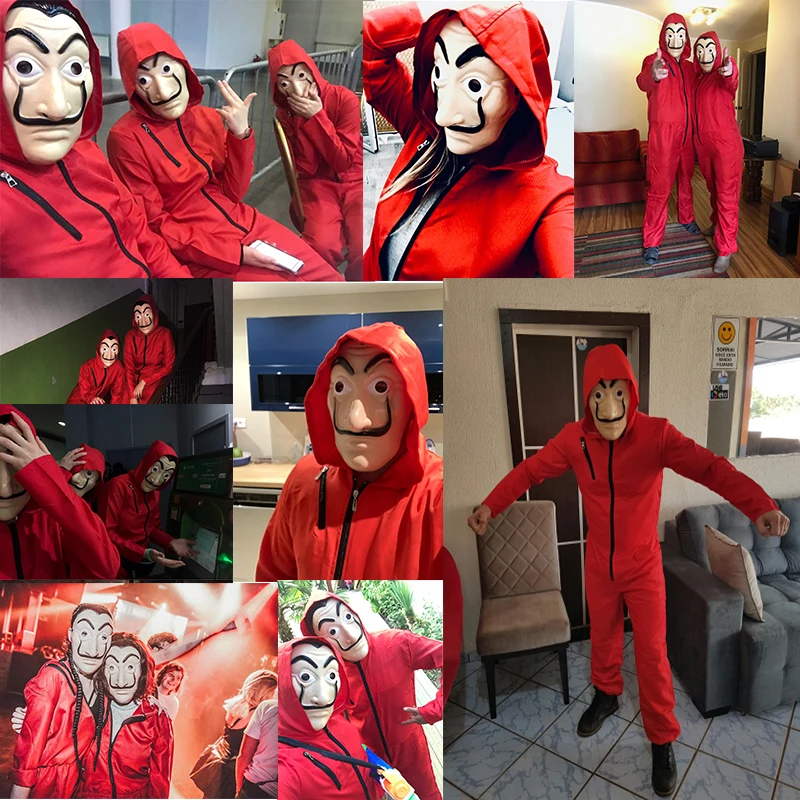 Сальвадор Дали La Casa De Papel маска для косплея The House of Paper ролевые игры на Хэллоуин
