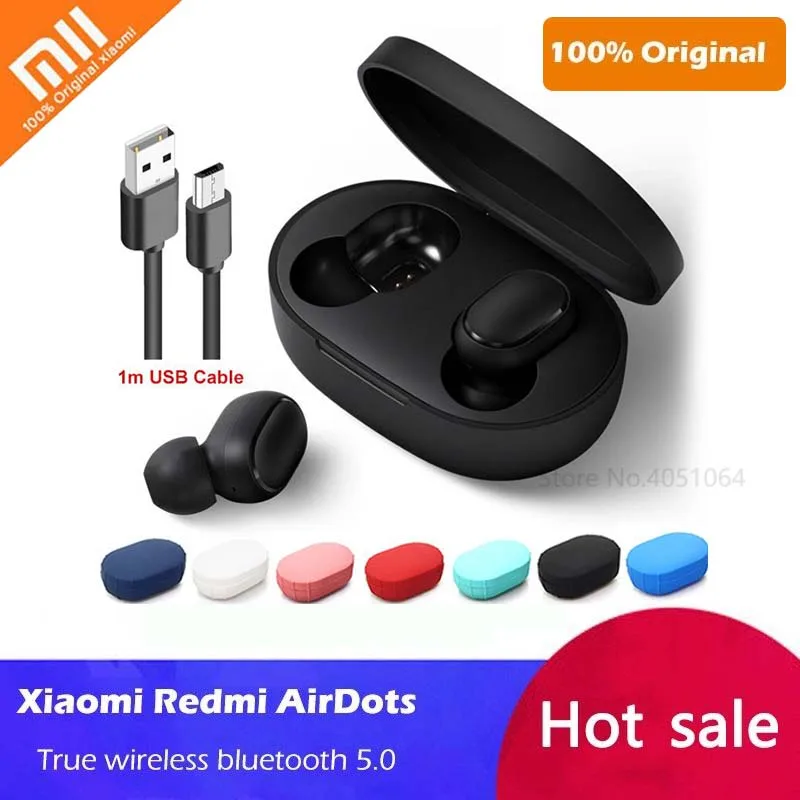 

Original Xiaomi Redmi Airdots Wireless Earphone Tws Bluetooth Earphone Voice Control Bluetooth 5.0 Noise Reduction Tap Control