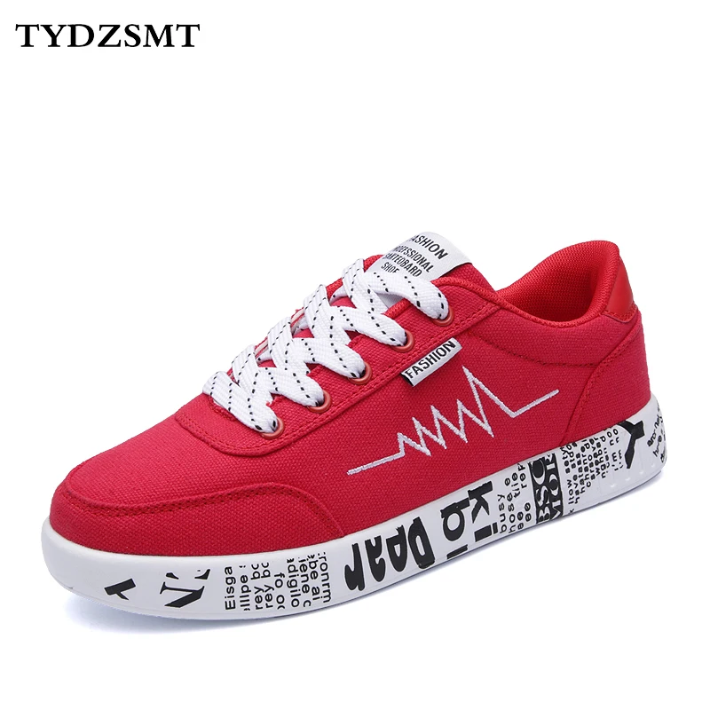 Canvas Shoes Vulcanized-Shoes Sneakers Ladies Graffiti TYDZSMT Walking Fashion Women
