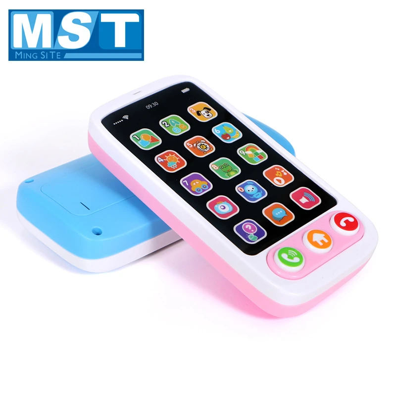 Teléfono Móvil Inteligente eléctrico para niños, de música, instrumentos musicales con luz, máquina de aprendizaje educativo, teléfono móvil para bebés|Instrumento musical juguete| - AliExpress