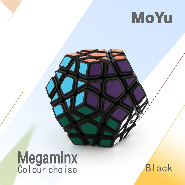 Moyu Mofangjiaoshi 3x3 wumofang Meilong, магический куб, головоломка, выпуклые профессиональные развивающие игрушки - Цвет: black