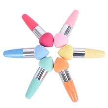 Новинка 1 шт Профессиональная ручка спонж пуховка для нанесения основы под макияж красота ручка макияж губка