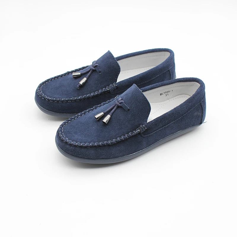 children's sandals Little Kids Penny Loafers Flat Heel Slip On Toddler's Shoes for Boys Causal Comfortable Suede Leather Loafers Shoes/Flats best children's shoes