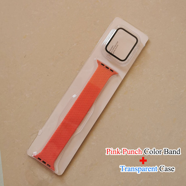 Strap On Correa Apple Watch Band 44mm 42mm Solo Loop Braided Veins Silicone Bracelet Apple Watch 6 5 4 3 Accessories