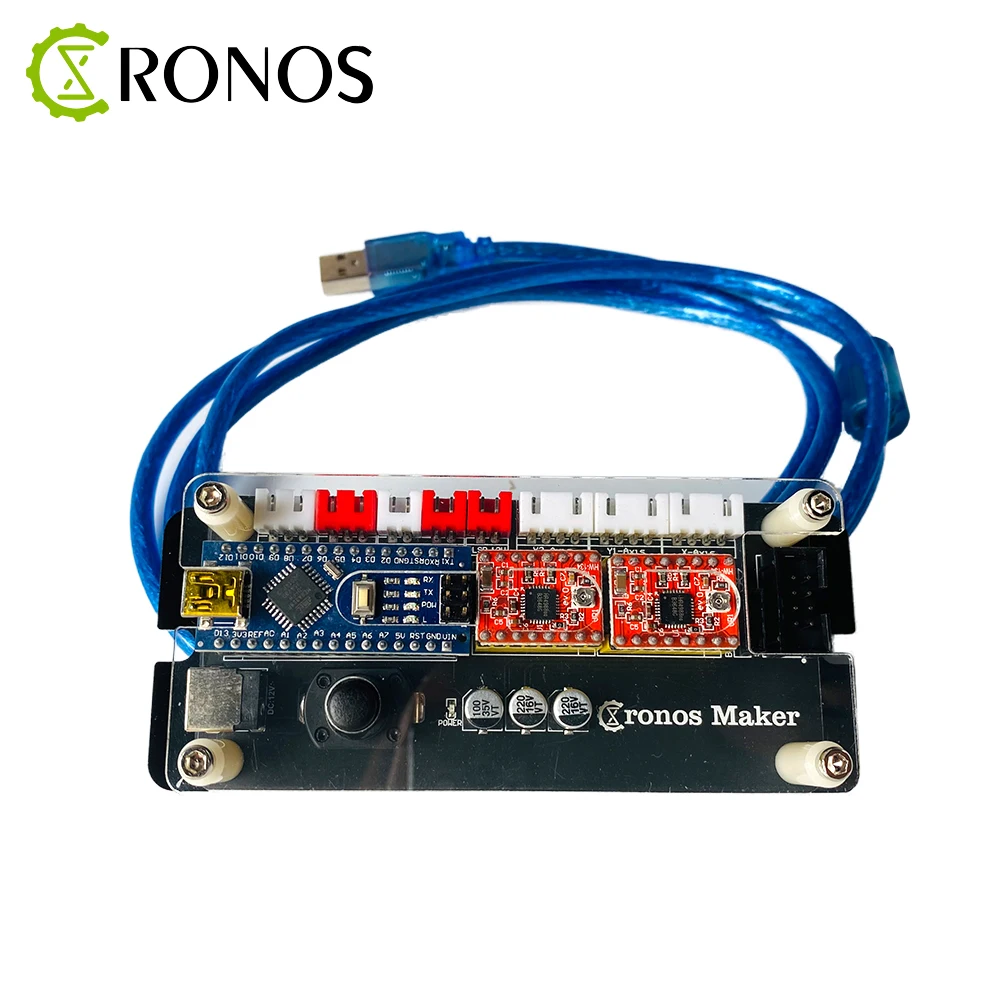Автономная плата контроллера GRBL 2 оси шаговый двигатель двойная ось Y USB драйвера