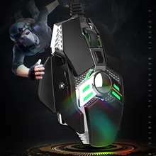 Новая Проводная игровая мышь 6400 dpi 7Key программируемая геймерская мышь с подсветкой для ноутбука ПК DC128