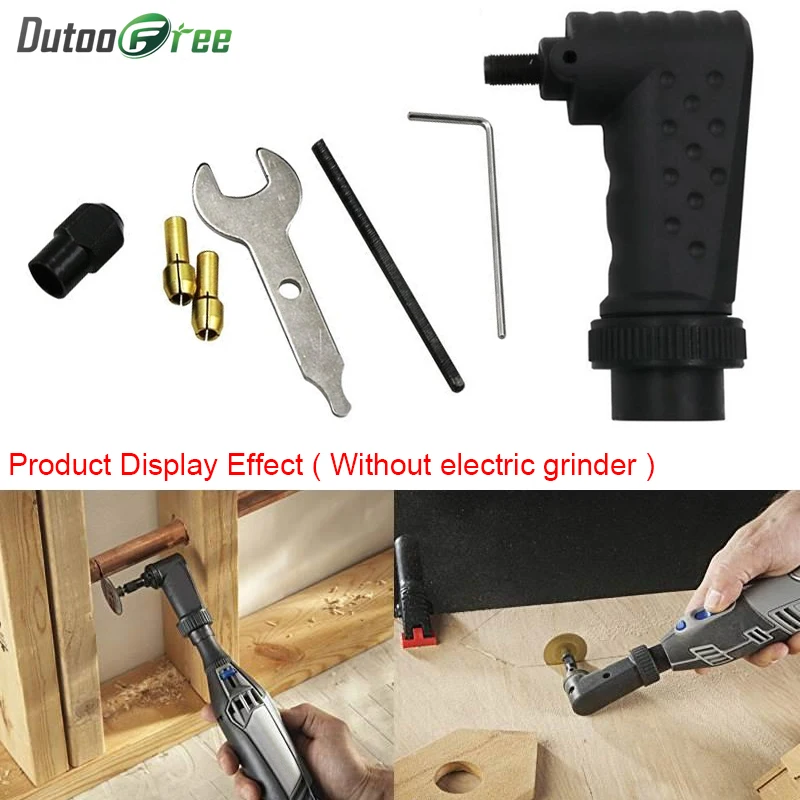 90 ° Piccola Smerigliatrice Elettrica Bender Dremel Accessori Trapano Ad Angolo Retto Convertitore Di Fissaggio 3000 4000 575 Kit Utensile Rotante