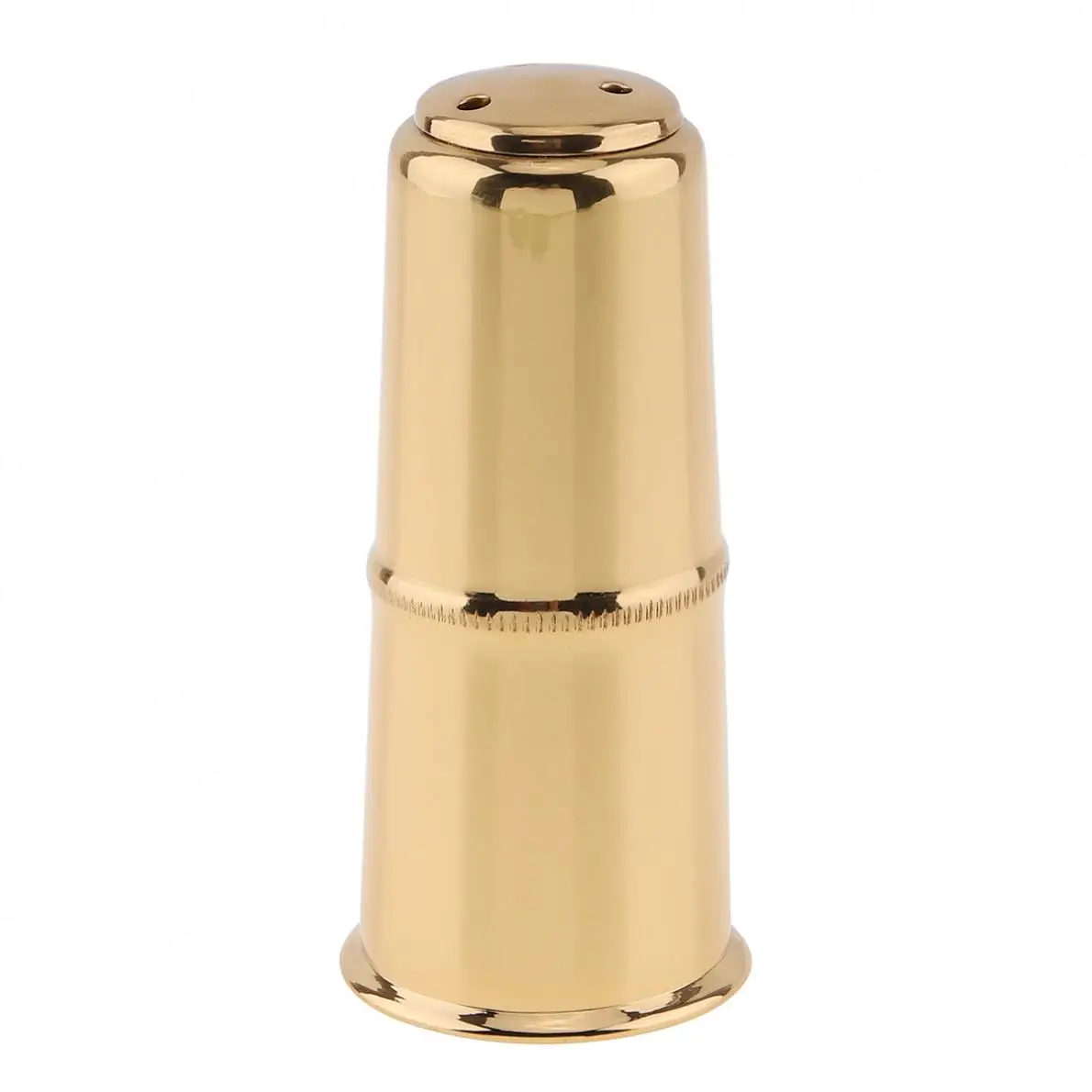 

Alto Saxophone Mouthpiece Cap Brass Gold Plated Protective Cap for Leather Sax Mouthpiece Metal Ligature
