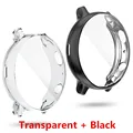 Clear and Black