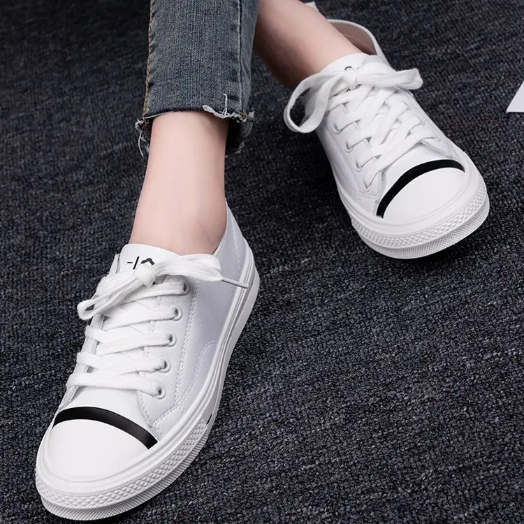 

Dachang 2019 Spring And Autumn Korean-style Super Fire Canvas Shoes CHIC Retro White Shoes Harajuku Ulzzang Shoes