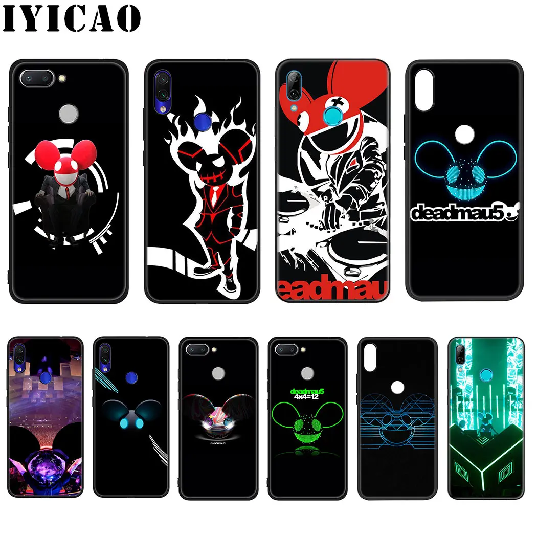 IYICAO Deadmau5 Soft Silicone Case for Xiaomi Redmi Note 4X 5 6 7 8 Pro 5A Prime |