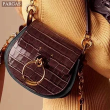 women leather shoulder bag Women bag Genuine leather luxury brand design messenger bag women