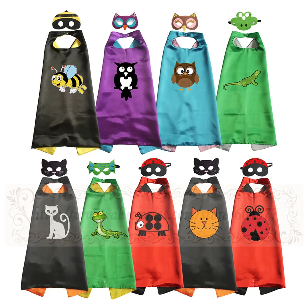 Animal Costumes Christmas Costume Halloween Costumes Superhero Cape with Masks for Kids Birthday Party Animal Costumes Christmas Costume Halloween Costumes Superhero Cape with Masks for Kids Birthday Party