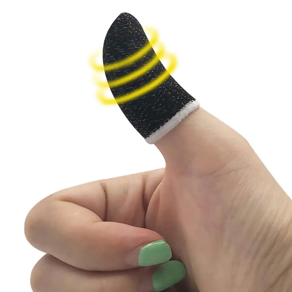 

1 Pair Ultra-thin Finger Sleeve Touch Screen Anti-Sweat Washable Controller Finger Cover Mobile Phone Game Accessories