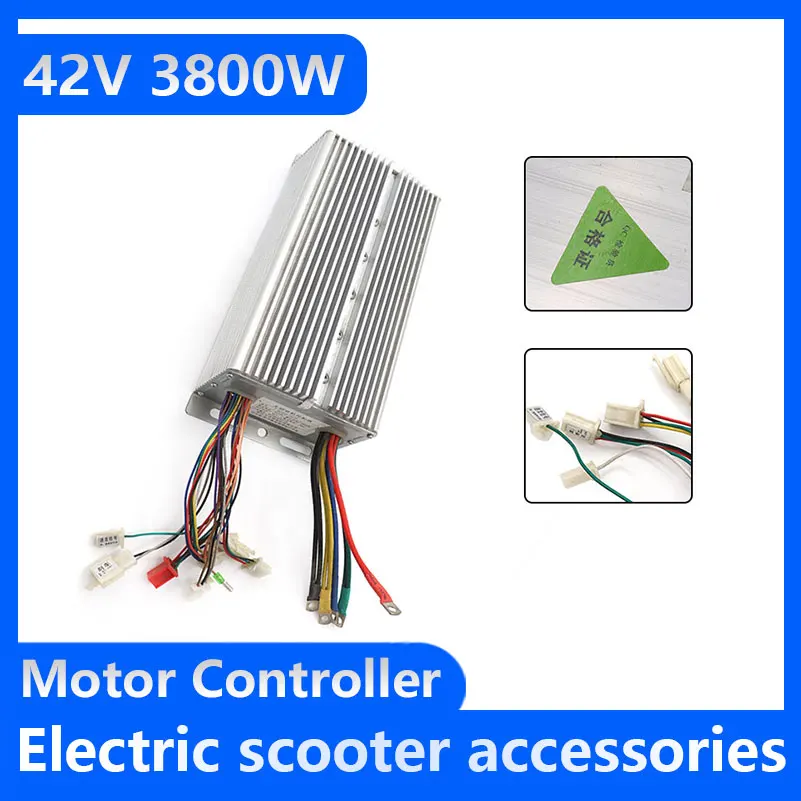Electric Bicycle Accessories 42V 3800W Phase Bike Motor DC Brushless Controller Speed For
