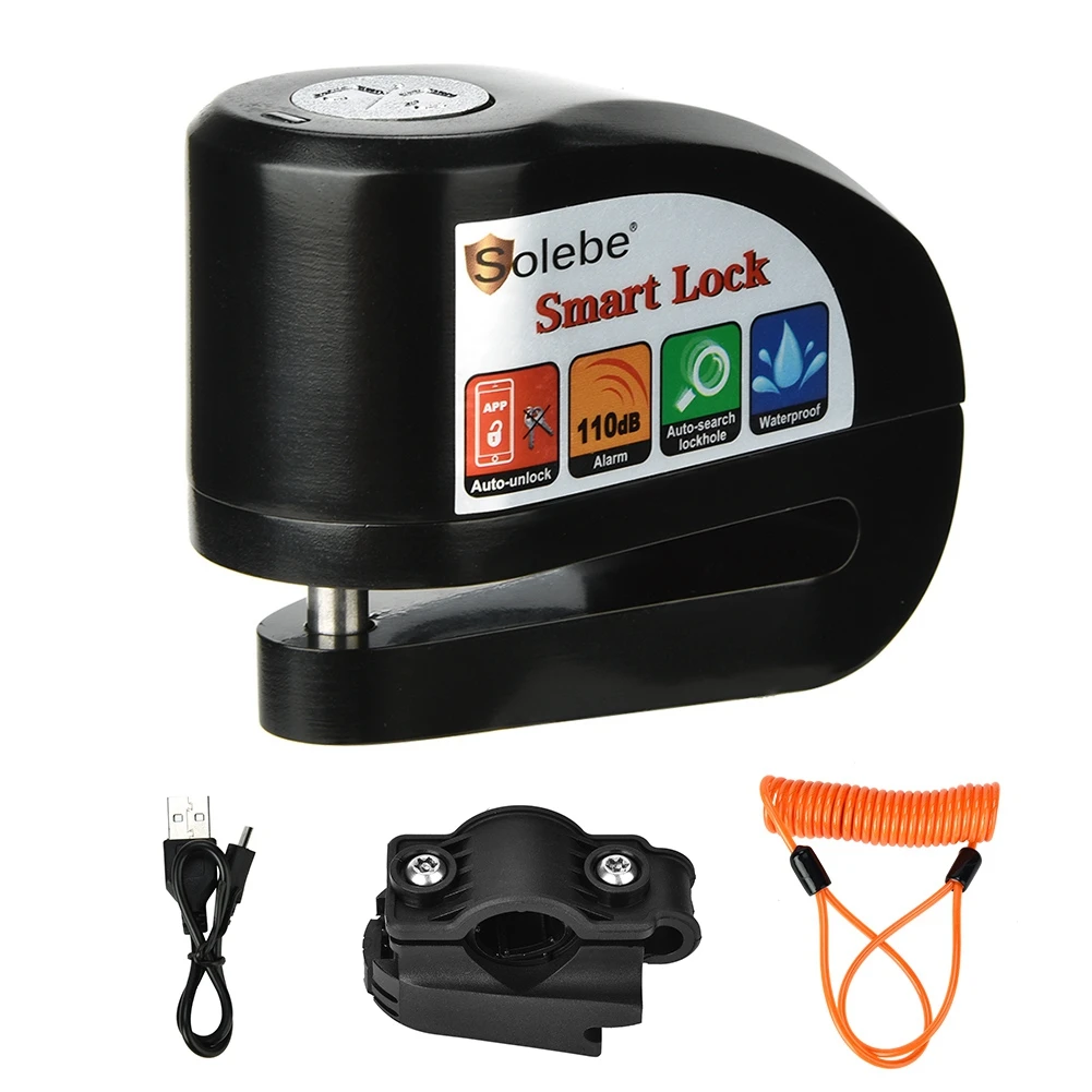 

Smart Bluetooth Motorcycle Bicycle Lock APP Keyless Auto-theft Lock On Sale new