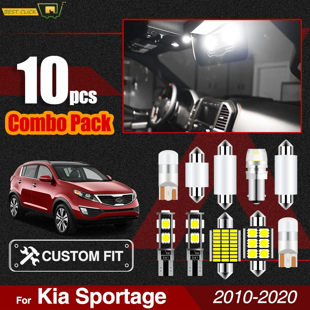 Комплект светодиодных ламп Xukey для салона автомобиля Kia Sportage SL QL 2010 2020|Сигнальная