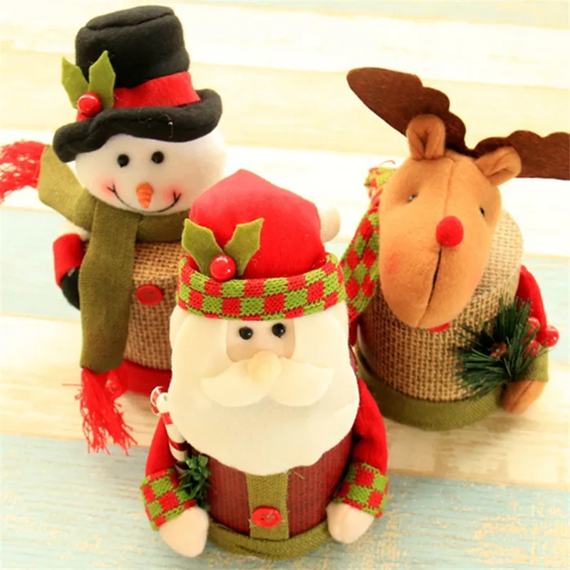 Рождественские конфетные пакеты, рождественские подарочные коробки для праздничной вечеринки, подарок для детей, Санта-Клаус, снеговик, лось, рождественские украшения 21x8 см