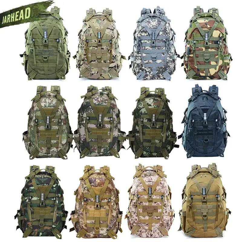 Tactical Reflective Backpack Outdoor Molle Camouflage Rucksack Military Assault Bag Hiking Camping Hunting Travel Knapsack 3